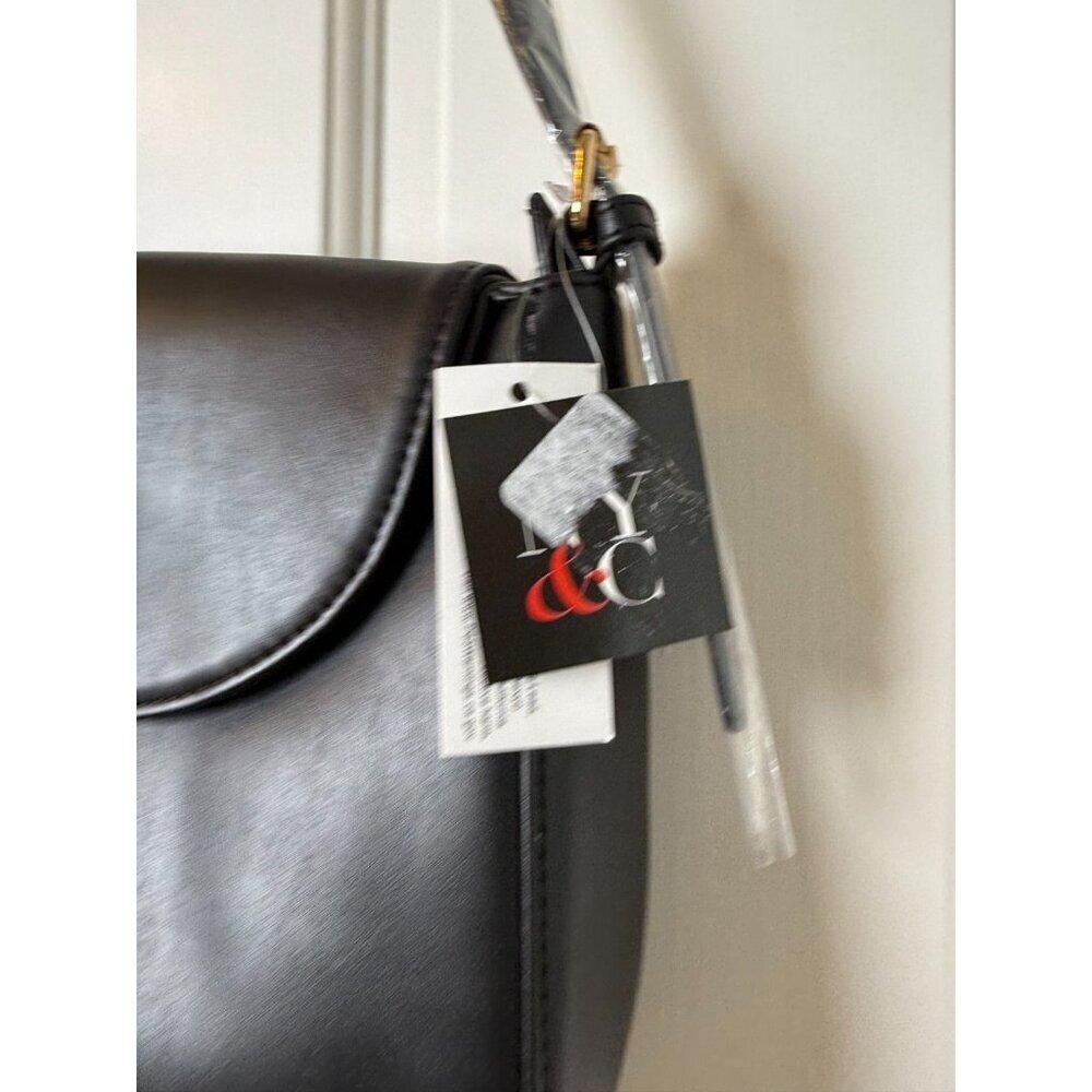 New York & Company Women's James Black Shoulder Bag NWT - Picture 3 of 14